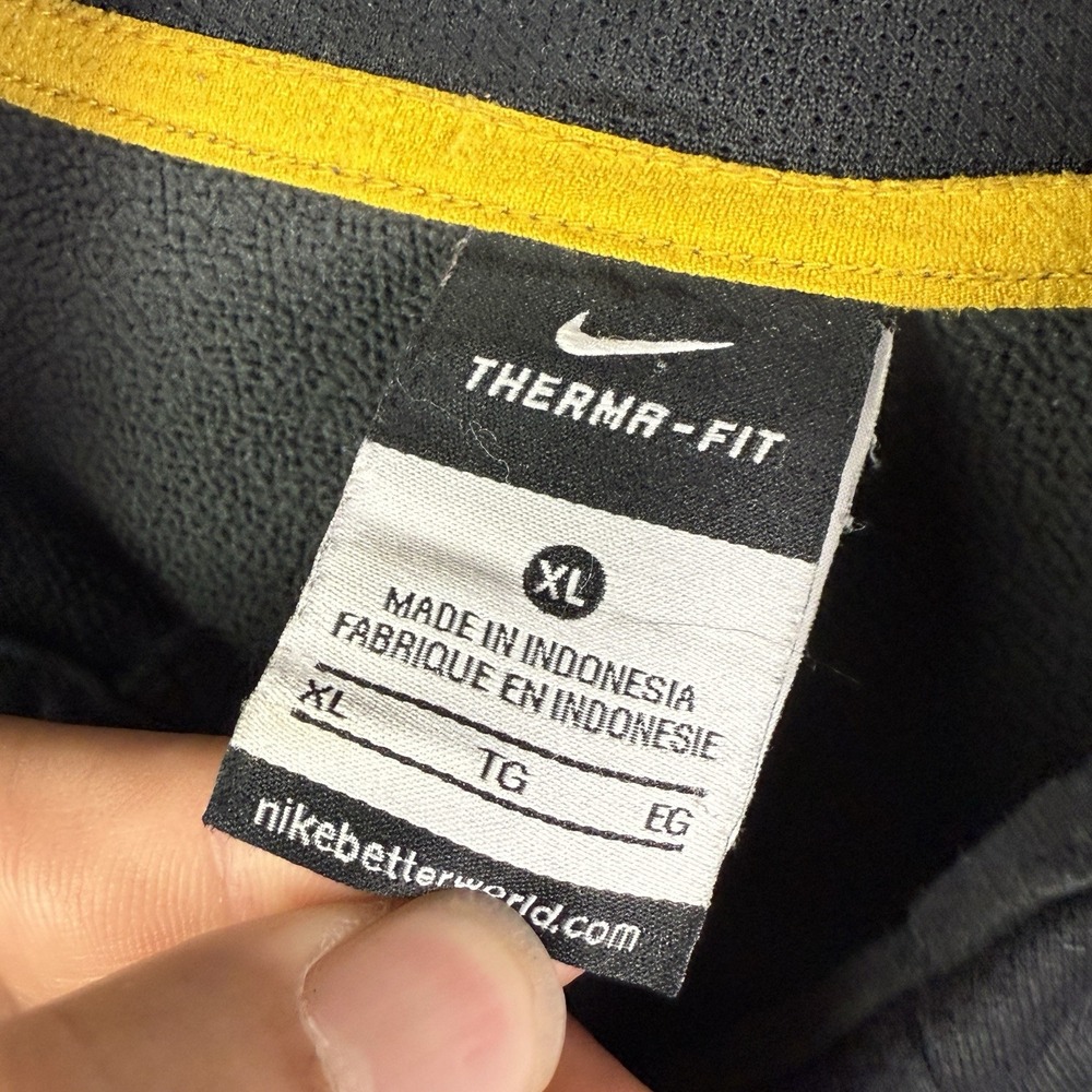 Nike Mizzou Tigers Therma Fit Hoodie Embroidered Logo Gray Men XL NCAA Missouri - Picture 7 of 11